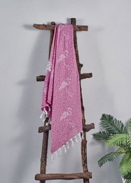 Mijölnir Toalla de Playa Fouta Flamingo - Fucsia